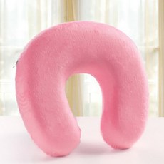 어깨를 편하게 해주는 아이편해 목베개, 핑크