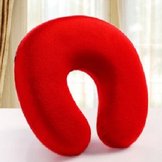 어깨를 편하게 해주는 아이편해 목베개, 대홍