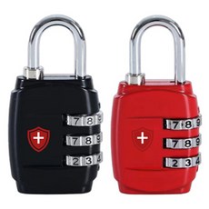 馬特洪 密碼安全鎖 黑色 + 紅色組合, 1套