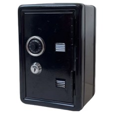 溫馨商店 家用迷你保險箱 12 x 10 x 18 cm, 黑色