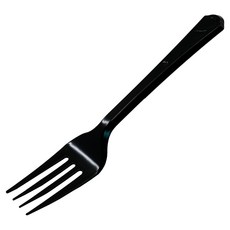 Life smile 衛生叉子 黑色, 1個, 100入