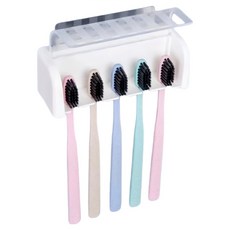 심플 무타공 벽걸이 칫솔꽂이, 1개