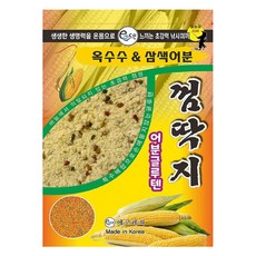 에코레져 껌딱지 옥수수 삼색어분 어분글루텐 떡밥, 1개