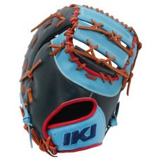 IKJ 一壘手手套 右投用 GR FM-ST M 25, 海軍藍 + 天空藍, 1個
