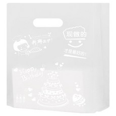 Market Pio 甜點系列手提塑膠袋 款式4 25 x 35 cm, 1個, 100入