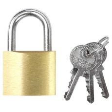 코텍스 황동 안전락 자물쇠 29mm P-3105, 1개