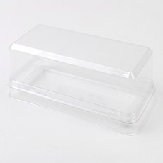 Inp HP PET 長方形甜點盒 馬卡龍 13 x 5 x 5.3 cm, 50個, 透明