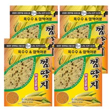 에코레져 껌딱지 옥수수 삼색어분 어분글루텐 떡밥, 4개