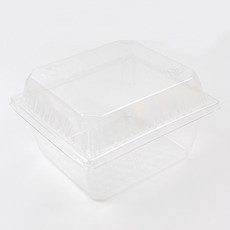 Inp JP PET 方形甜點盒 大 10 x 11 x 8 cm, 20個, 透明