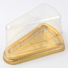 Inp JP三角盒 小蛋糕 7*12*8.5cm, 金色, 25個