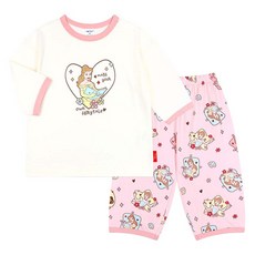 mollimelli friends 迪士尼女童公主寬鬆版七分袖居家服上下套裝