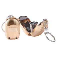 Naniz 超迷你指甲剪鑰匙圈, 金色, 2個