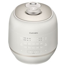 CUCHEN 酷晨 2.1氣壓121 Plus全不鏽鋼IH電壓力鍋 6人用, 自然象牙, CRT-RPS0691I