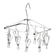 SHIMOYAMA 304不鏽鋼方形晾曬架 10夾