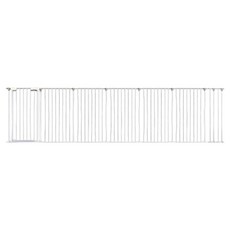 키워보리 강아지 다용도 대형견용 접이식 안전문 + 실리콘 패드 세트 CMER100, 화이트, 1세트