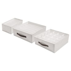 World Clean 內衣收納隔板整理盒3件組, 1套, 單一顏色