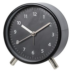 Mabsoshop 現代立式靜音數字桌鐘 HR111, 黑色