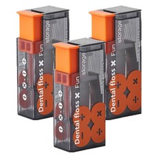 Skywiz 自動牙線機 橘色, 1入, 3個, 8.5cm