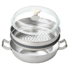 SILVERSTAR ooh 316 5層IH電磁爐適用不鏽鋼蒸鍋, 1個, 30cm