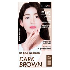 Danahan 毛髮韓方彩色染髮霜, N3 黑褐色, 1個
