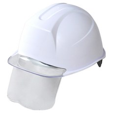 DONGMYUNG 建築工地 施工現場 頭部保護 ABE 新型頭盔 透明面罩 安全護目鏡 安全帽 白色, 1個