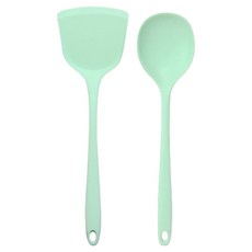 라임올리브 리빙 실리콘 조리도구 세트, 민트, 1세트, 뒤집개 + 멀티주걱