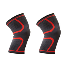 AOLIKES 奧力克斯 OMC 大人運動專用型護膝, M, 1雙, 紅色