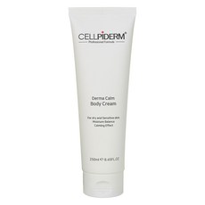 CELLPIDERM Derma 舒緩身體霜, 1個, 250ml