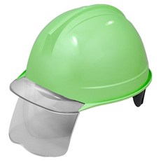 DONGMYUNG 建築工地 工地 頭部保護 ABE 頭盔型 透明窗 護目鏡 安全帽 淺綠色, 1個