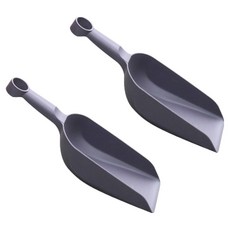 Homeflow 方便舀取的方形園藝勺鏟 S 灰色, 2個