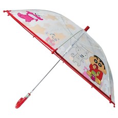 蠟筆小新兒童巧克比透明雨傘