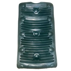 Mondspot 浴室矽膠吸盤式防滑洗衣板, 藍綠色, 1個