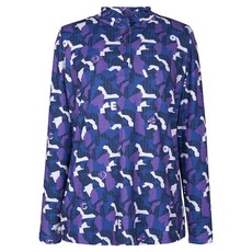 Crocodile 鱷魚 女士造型領幾何印花T恤 CLCSTS209