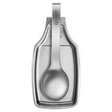 WAGENSTEIGER 全不鏽鋼廚房工具2件組, 1個, Löffel Haken 小湯勺 + 掛式湯勺架, 單一顏色