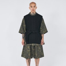 AJOBYAJO 束帶針織背心 AJ232OT003