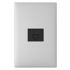 Legrand 羅格朗 阿佩拉銀色 Simple 8P 1孔組裝, 1個