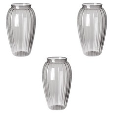 Home Flow 北歐風格餐桌裝飾花瓶 E 3入組, 黑色