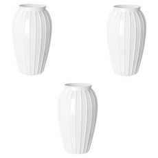 더플로우커머스 북유럽 스타일 테이블 인테리어 장식 화병 E 3p, 화이트