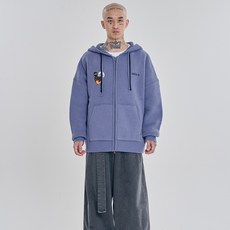 AJOBYAJO DBOF羊毛針織拉鍊連帽衣 PB234OT001