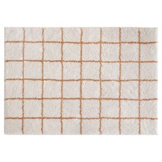 픽스9 화장실 주방 욕실 발매트, 화이트 브라운