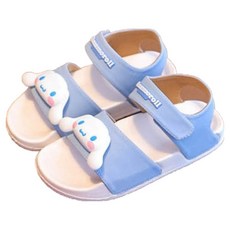 兒童三麗鷗3D魔鬼氈涼鞋