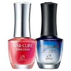 BANDI NAILS Nail Cure 粉紅鑽石指甲安瓶套組, 1個