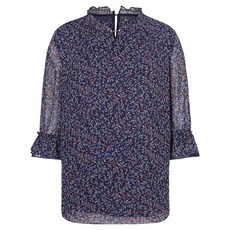 Crocodile 鱷魚 女士小碎花雪紡襯衫 CLCMBL129