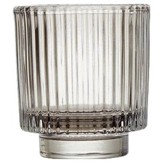 두꺼운 세로줄무늬 유리 캔들컵 디자인5 185ml, 1개