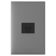 Legrand 羅格朗 Apella Magnesium Simple 8針 1孔 嵌入式組裝模組, 1個