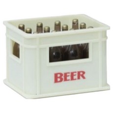 브리스크스타일 맥주 박스 모형 병따게 오프너, 화이트, 1개