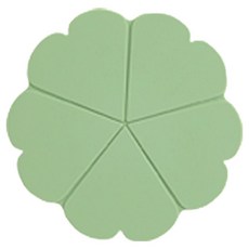 미소로운 꽃잎 가정용 냄비받침대 포레스트그린, 1개