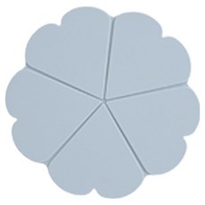 미소로운 꽃잎 가정용 냄비받침대 스카이, 1개