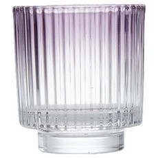 두꺼운 세로줄무늬 유리 캔들컵 디자인4 185ml, 1개