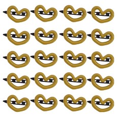 디멜디 미니 하트 앞머리집게 귀여운 헤어 고정핀 20p